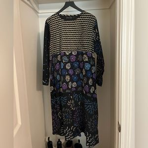 Gudrun Mixed Pattern Dress